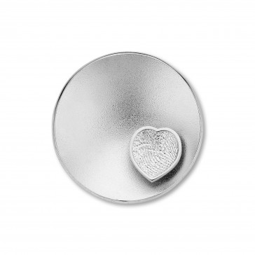 Sphere heart argento 25mm