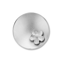 Sphere flower argento 25mm